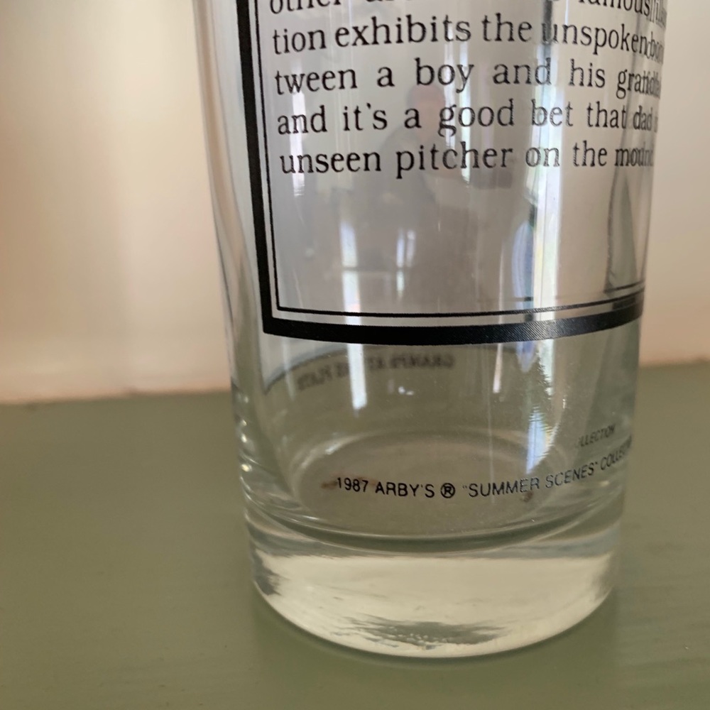 2 Norman Rockwell Collectible Glasses 1987 Arby’s - Picture 4 of 9